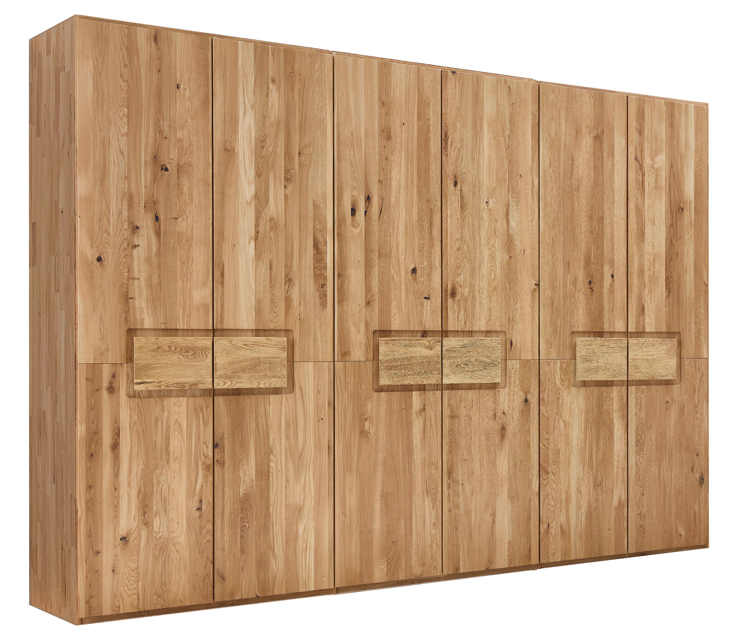 Drehtürenschrank Emilia, Eichefarben B: 302 Cm - Wildeiche/Eichefarben, MODERN, Holz (302/223/62cm) - MID.YOU