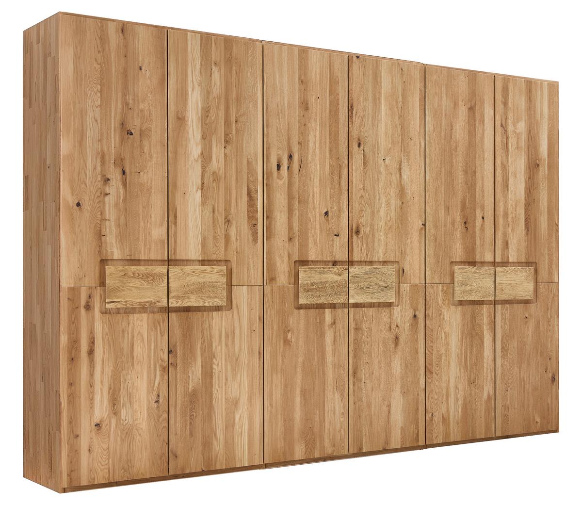 Drehtürenschrank Emilia, Eichefarben B: 302 Cm - Wildeiche/Eichefarben, MODERN, Holz (302/223/62cm) - MID.YOU