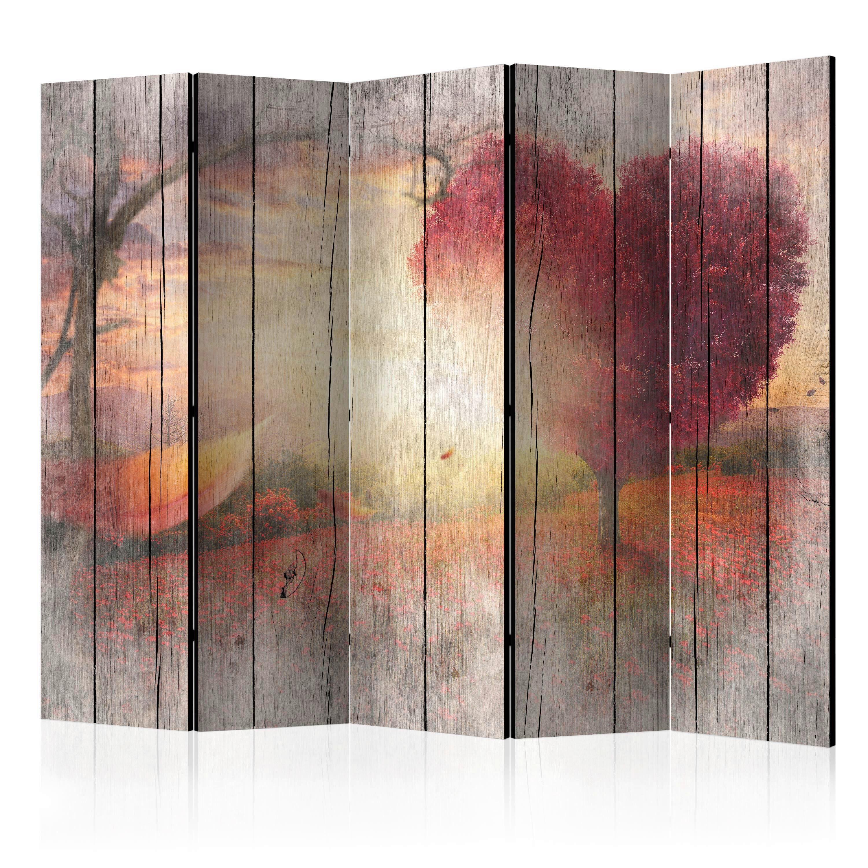 Paravent Multicolor B: 225 cm - Multicolor, Basics, Holz/Textil (225/172/3cm) - artgeist