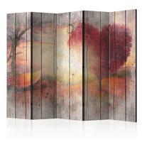 Paravent Multicolor B: 225 cm - Multicolor, Basics, Holz/Textil (225/172/3cm) - artgeist