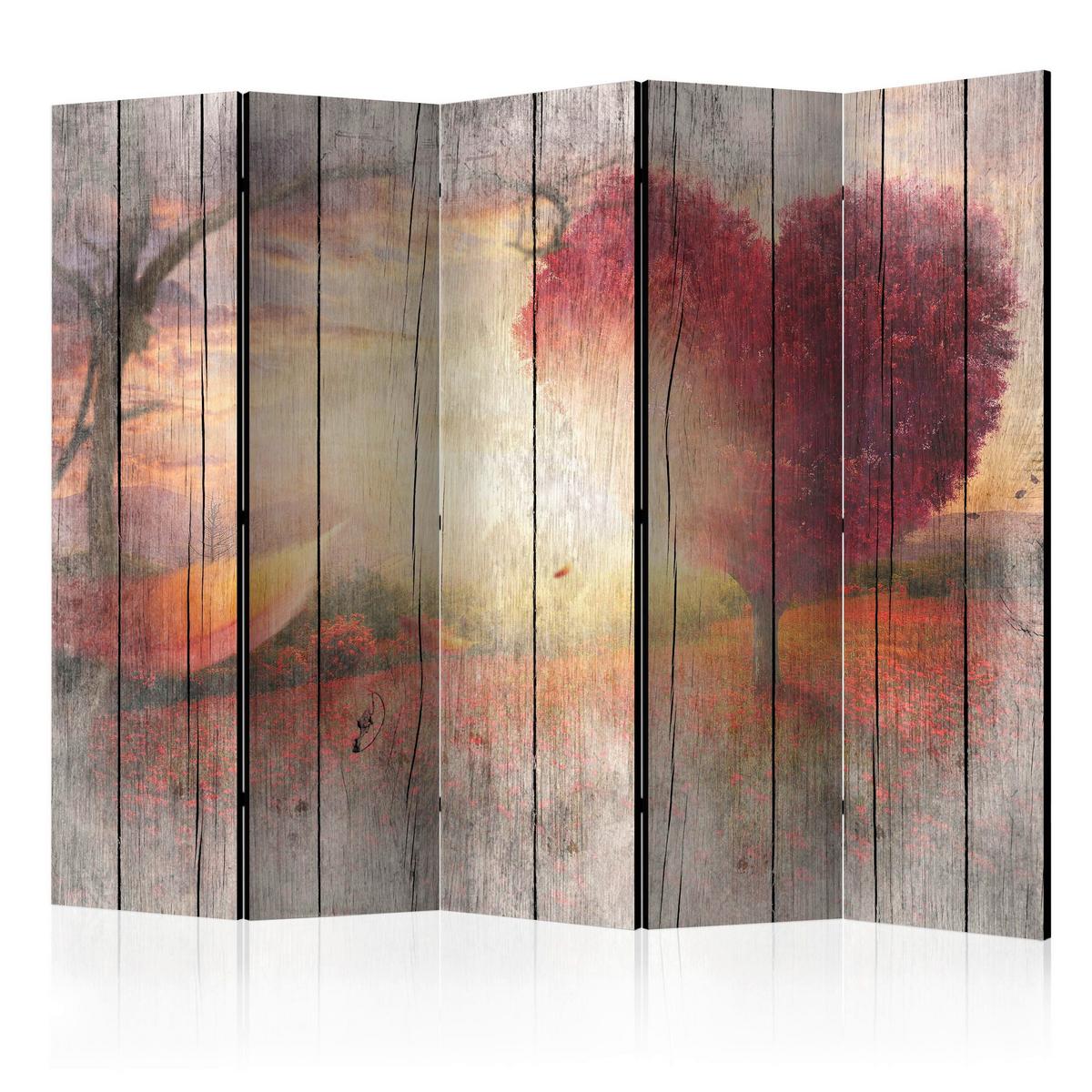 Paravent Multicolor B: 225 cm - Multicolor, Basics, Holz/Textil (225/172/3cm) - artgeist