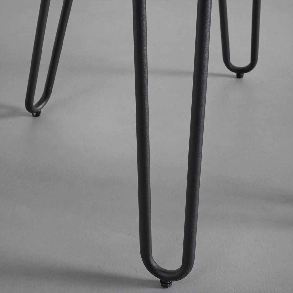 Židle Ivie - šedohnědá koženka - černá/šedohnědá, Moderní, kov/dřevo (43/86/62cm) - Bessagi Home