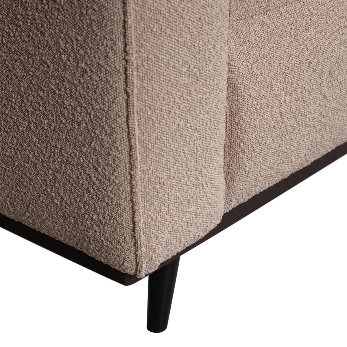3-Sitzer-Sofa Statement Beige B: 230cm - Beige, Design, Textil (230/77/93cm) - Livetastic