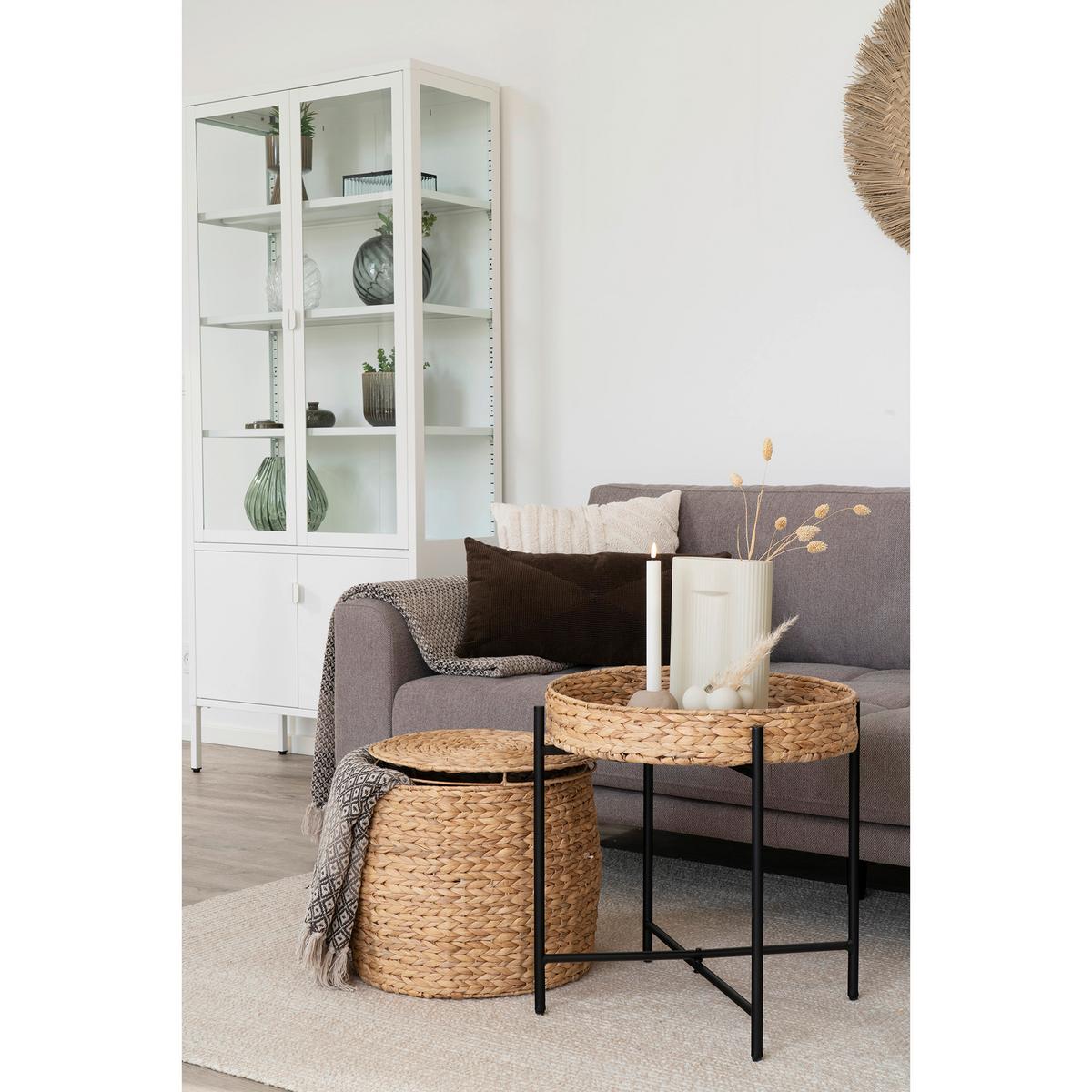 Beistelltisch Delia Hellbraun B: 43 Cm - Hellbraun, Design, Holz (43/34/43cm)