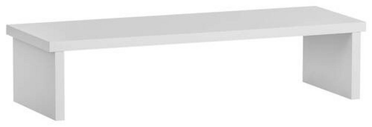 Bildschirmerhöhung Niels 550 - Weiß, MODERN, Holzwerkstoff (55/12,7/20cm) - MID.YOU