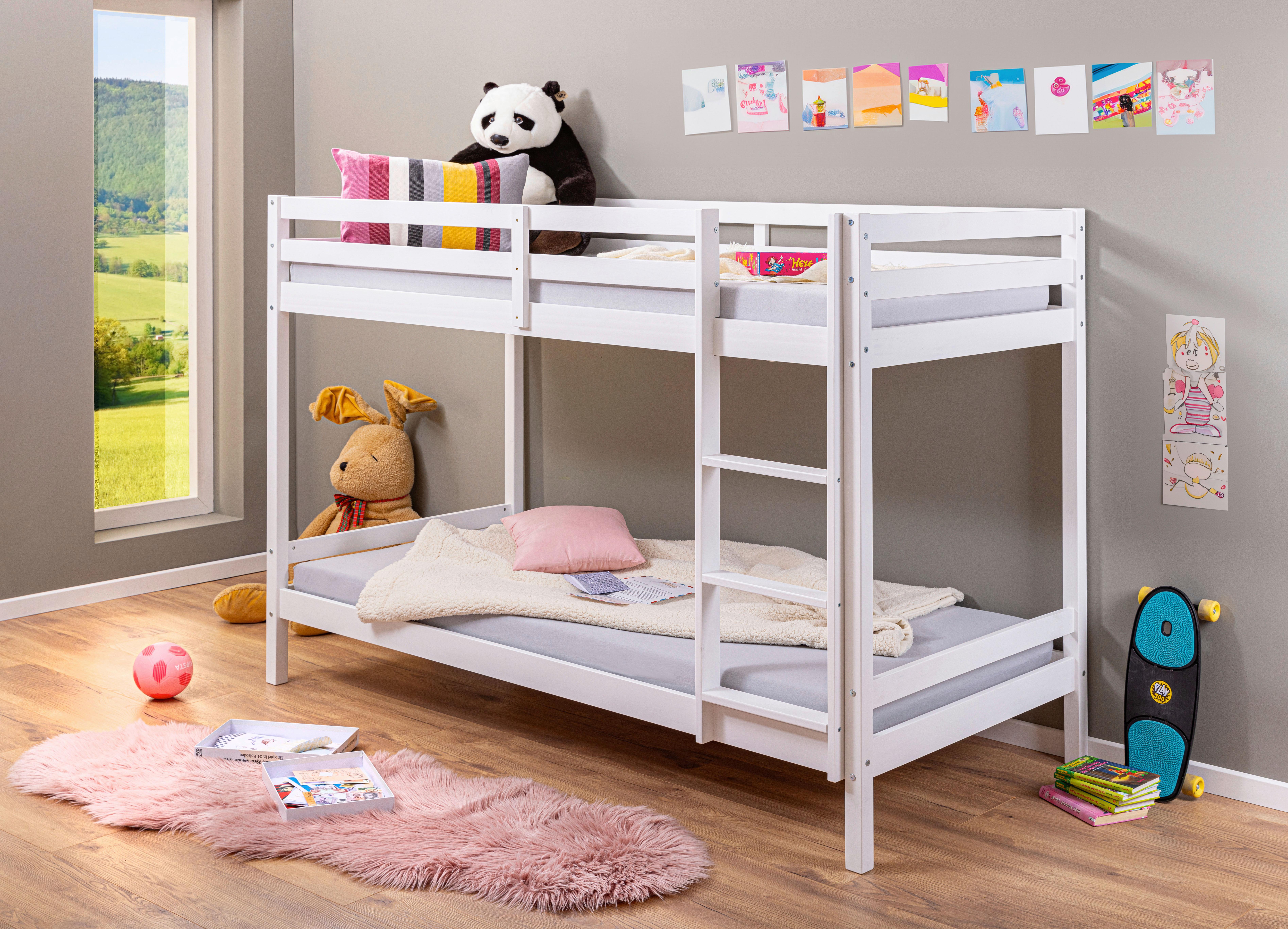 Etagenbett Sweet Dream - Weiß, MODERN, Holz (90/200cm) - MID.YOU