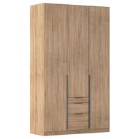 Drehtürenschrank Alabama Sonoma Eiche B: 136 Cm - Sonoma Eiche, MODERN, Holzwerkstoff (136/229/54cm) - Rauch Möbel