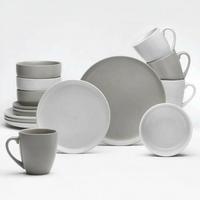 KOMBISERVICE Taupe, 16--Teilig., - Taupe/Sandfarben, Basics, Keramik - Van Well