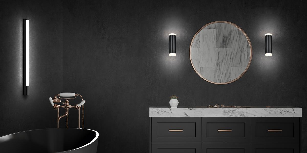 LED-Wandleuchte 283110232 - Schwarz/Weiß, Basics, Kunststoff (16,6/5,2/8cm) - Trio Leuchten