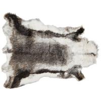 UMĚLÁ KOŽEŠINA Rudolf, 90/110cm, šedá - šedá, Moderní, kožešina/textil (90/110cm) - Modern Living