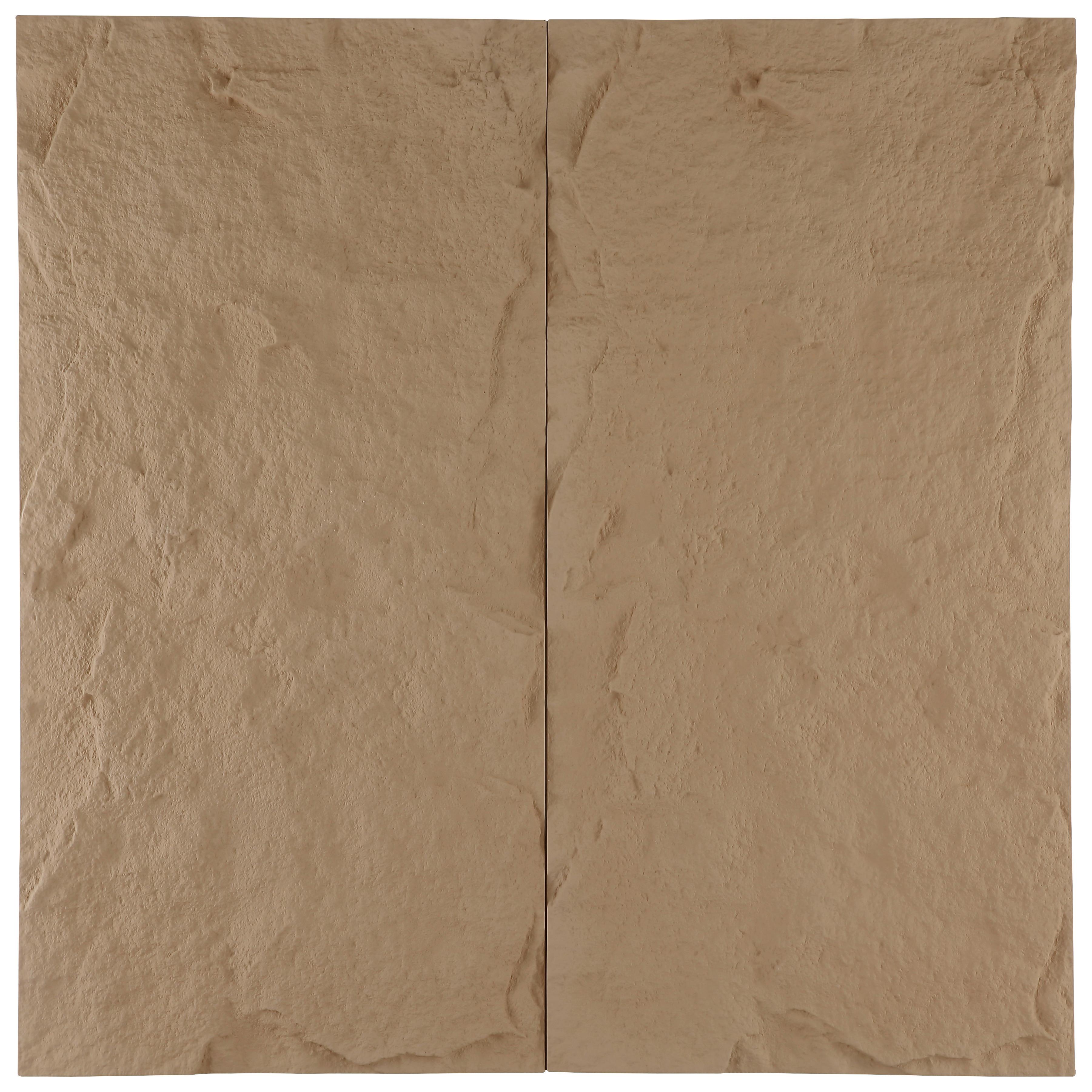 Wandverkleidung Bergamo Hellbraun B: 120 Cm - Hellbraun, MODERN, Kunststoff (120/60/3cm)