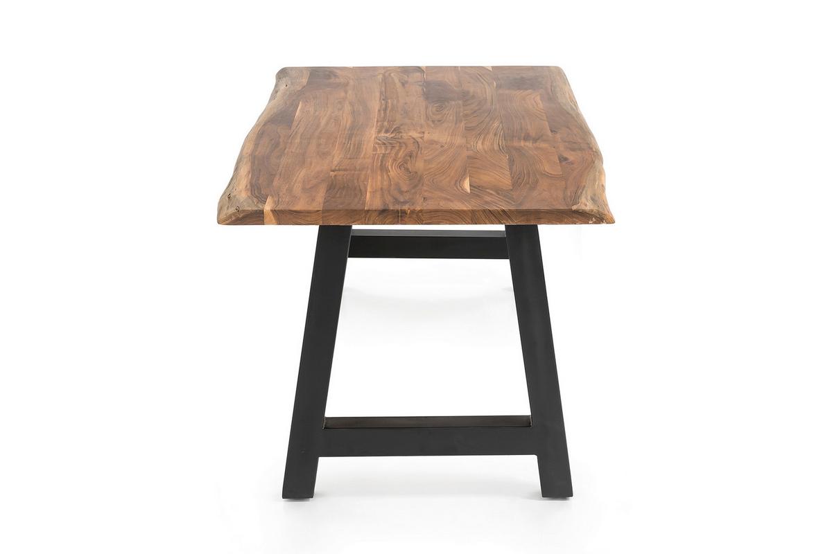 Esstisch Naturfarben/schwarz B: 140 Cm - Schwarz/Naturfarben, MODERN, Holz/Metall (140/80/76,5cm) - Livetastic