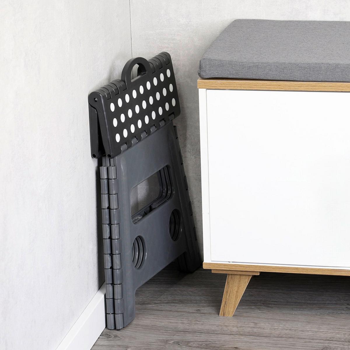 HOCKER Kunststoff, Schwarz - Schwarz, Basics, Kunststoff (36,5/30/32cm) - Kesper