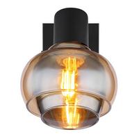 Strahler 54309-1b - Schwarz, Basics, Glas/Metall (10,5/13,5/12,5cm) - Globo