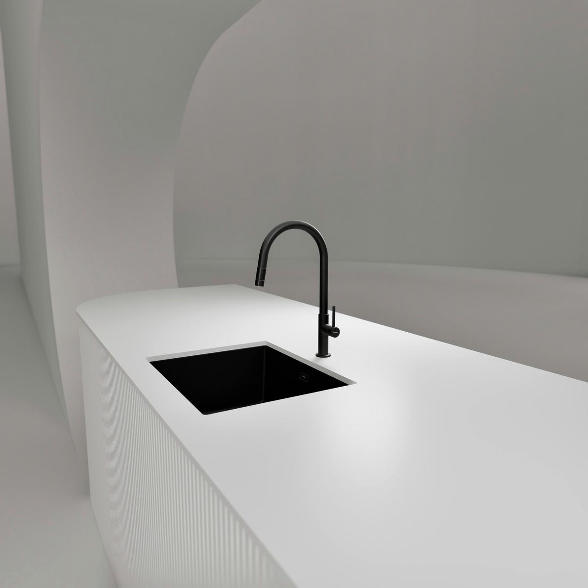 KUCHYNSKÁ BATÉRIA TALIA SA - čierna, Basics, kov (4,5/39,8/21cm) - Schock