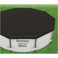 Pvc Védőponyva 305cm Fémvázas Medencéhez - fekete, Basics, műanyag (305cm)