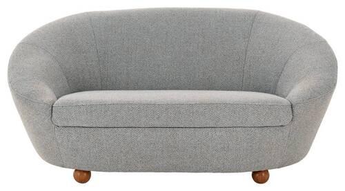 2-sitzer-sofa Looks Iv - Eichefarben/Grau, Design, Textil (178/82/114cm) - LOOKS by W.Joop