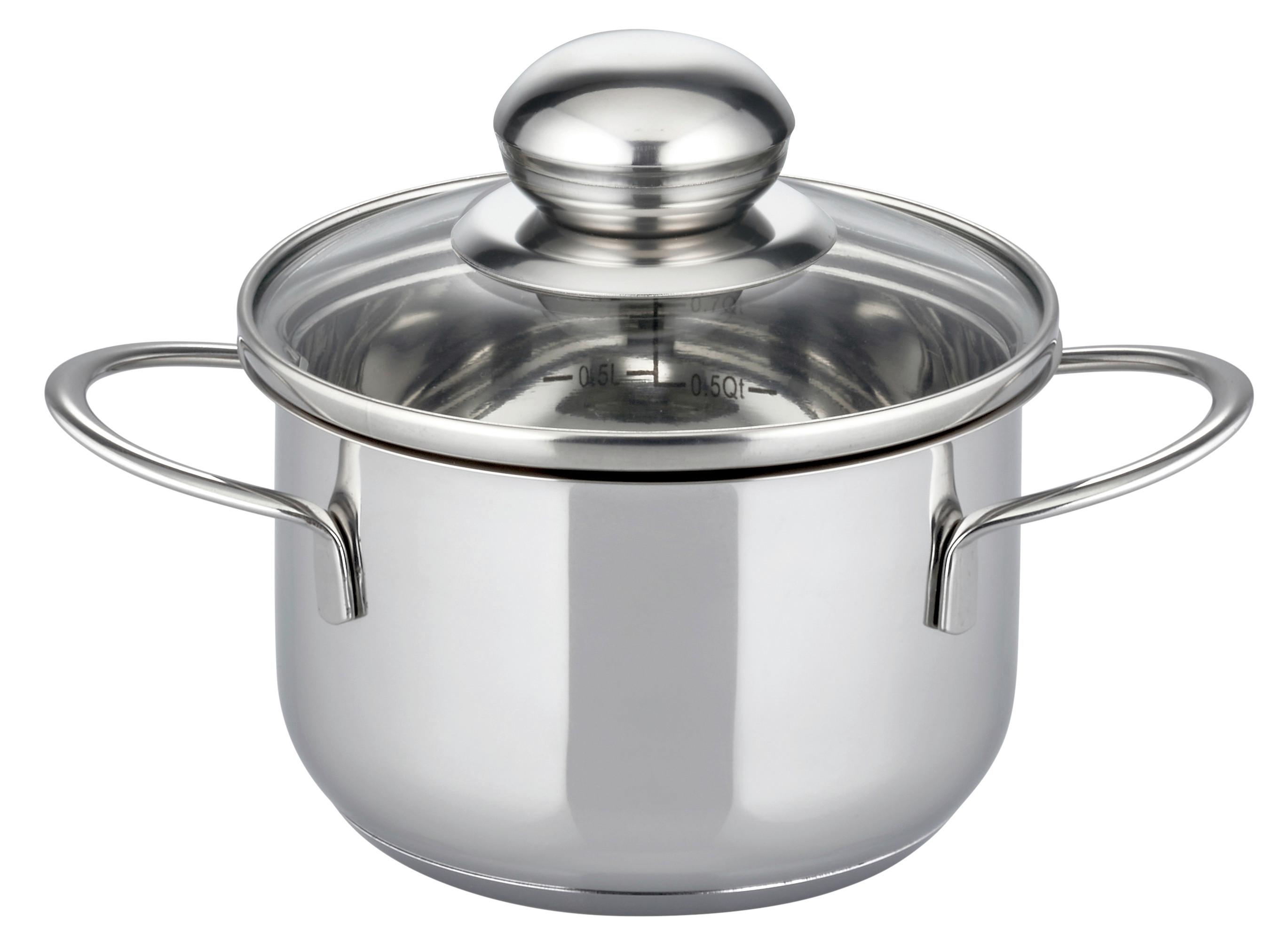 Kochtopfset Prima Tavola 22820 - Edelstahlfarben, Basics, Metall