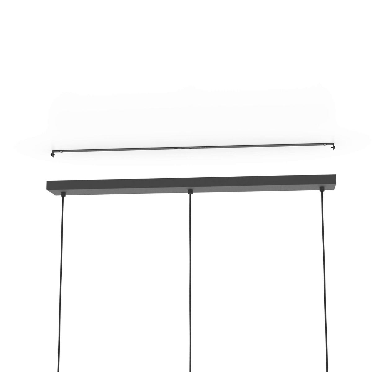 ZÁVESNÉ SVIETIDLO SEGOVIA - čierna, Design, kov/drevo (88/18/110cm) - Eglo