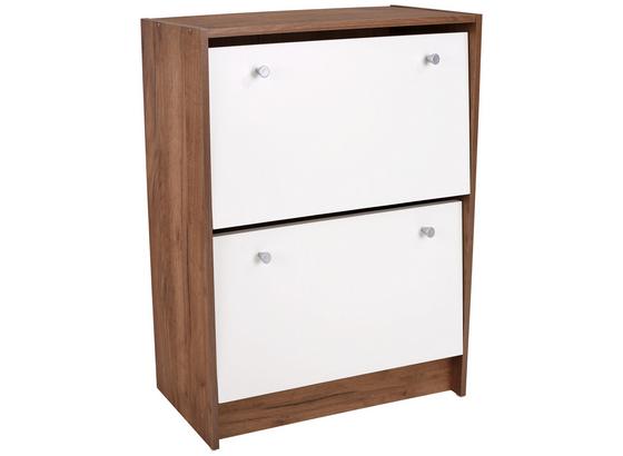 Schuhkipper Kv01 *ph* - Eichefarben/Weiß, MODERN, Holz (71/86,5/25cm) Schuhkipper Kv01 *ph* - Eichefarben/Weiß, MODERN, Holz (71/86,5/25cm)