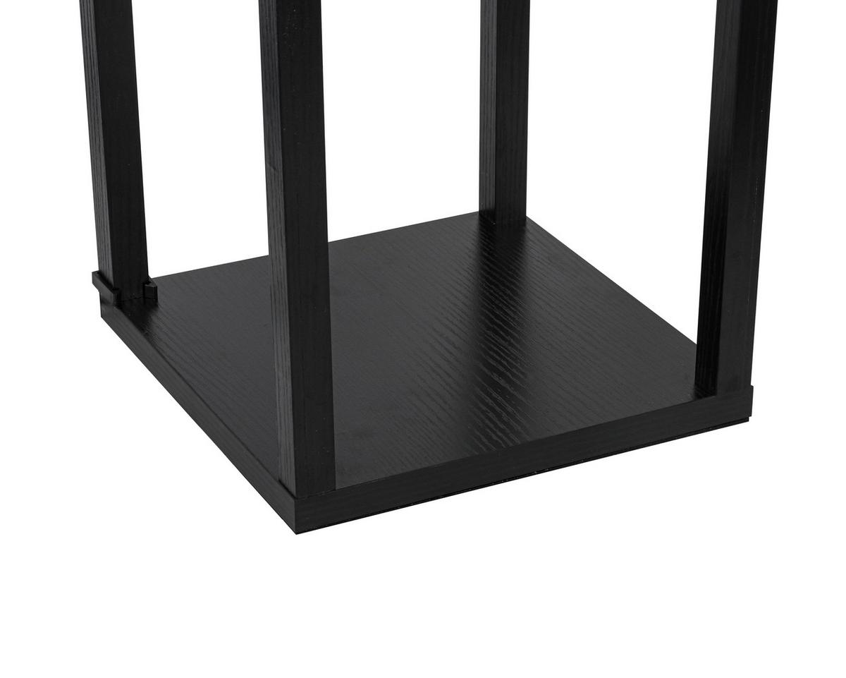 STOJACÍ LAMPA SVEN - bílá/černá, Basics, kov/kompozitní dřevo (26/160/26cm)