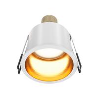 Aufbauleuchte Reif - Goldfarben/Weiß, Trend, Metall (6,8/5,4cm) - MAYTONI