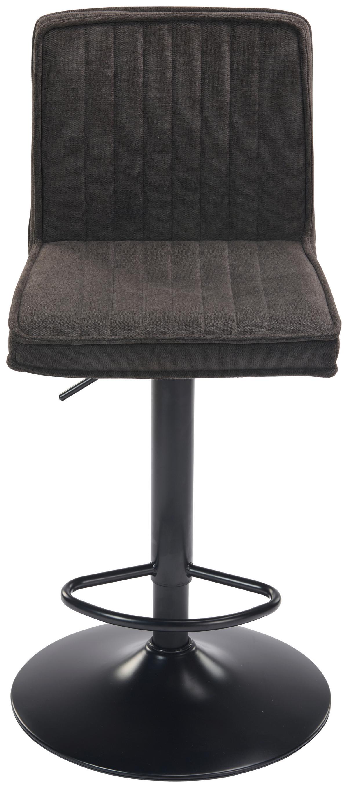 Barová židle BEN - černá, Moderní, kov/dřevo (40/94-114/52cm) - Mömax