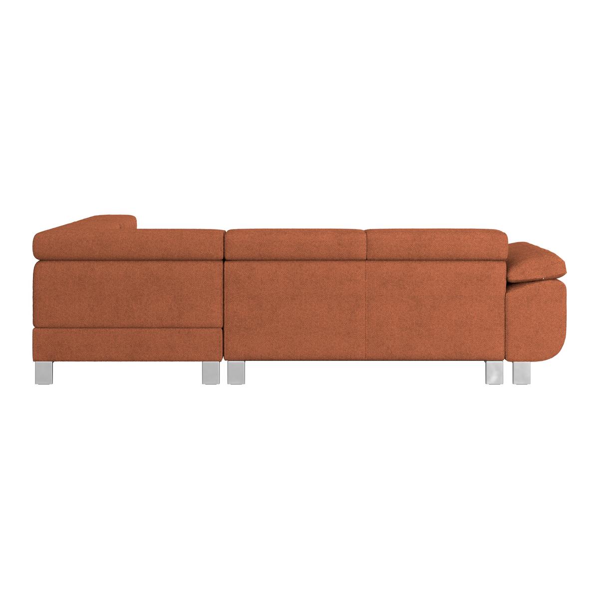 Ecksofa Savona - Rostfarben, MODERN, Textil (270/230cm) - Ondega