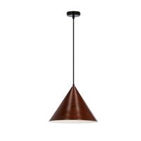 Hängeleuchte 31-23414 Dunca - Nussbaumfarben/Schwarz, Design, Metall (32/32/115cm)