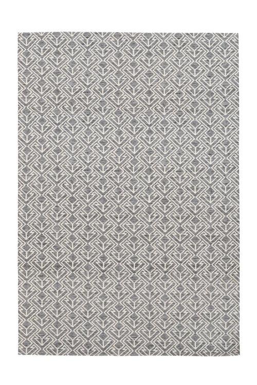 Webteppich Creme/Grau Yoga 80x150 cm - Creme/Grau, Trend, Textil (80/150cm) - Kayoom
