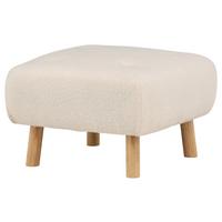 Hocker Salina - Weiß, Design, Holz/Kunststoff (60/28/60cm) - Livetastic