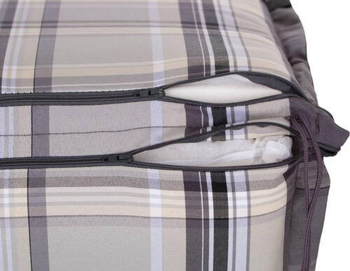 Auflage für Liege Atika 195x62x8 cm Beige - Beige, Basics, Textil (195/62/8cm) - Gardenson