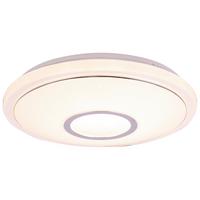 LED-Deckenleuchte Connor Ø 40 cm Mit Smart-Steuerung - Basics, Kunststoff/Metall (40/6,5cm) - Globo