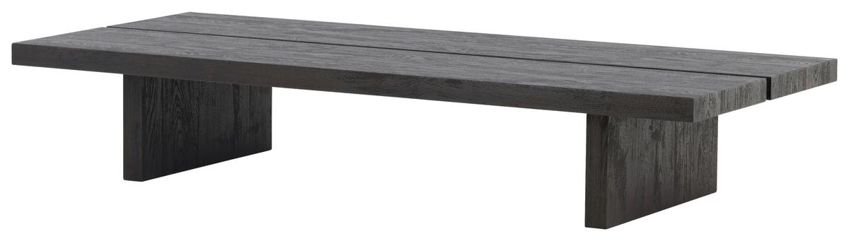 Couchtisch Lancester - Schwarz, Design, Holz (140/60/25cm) - Livetastic