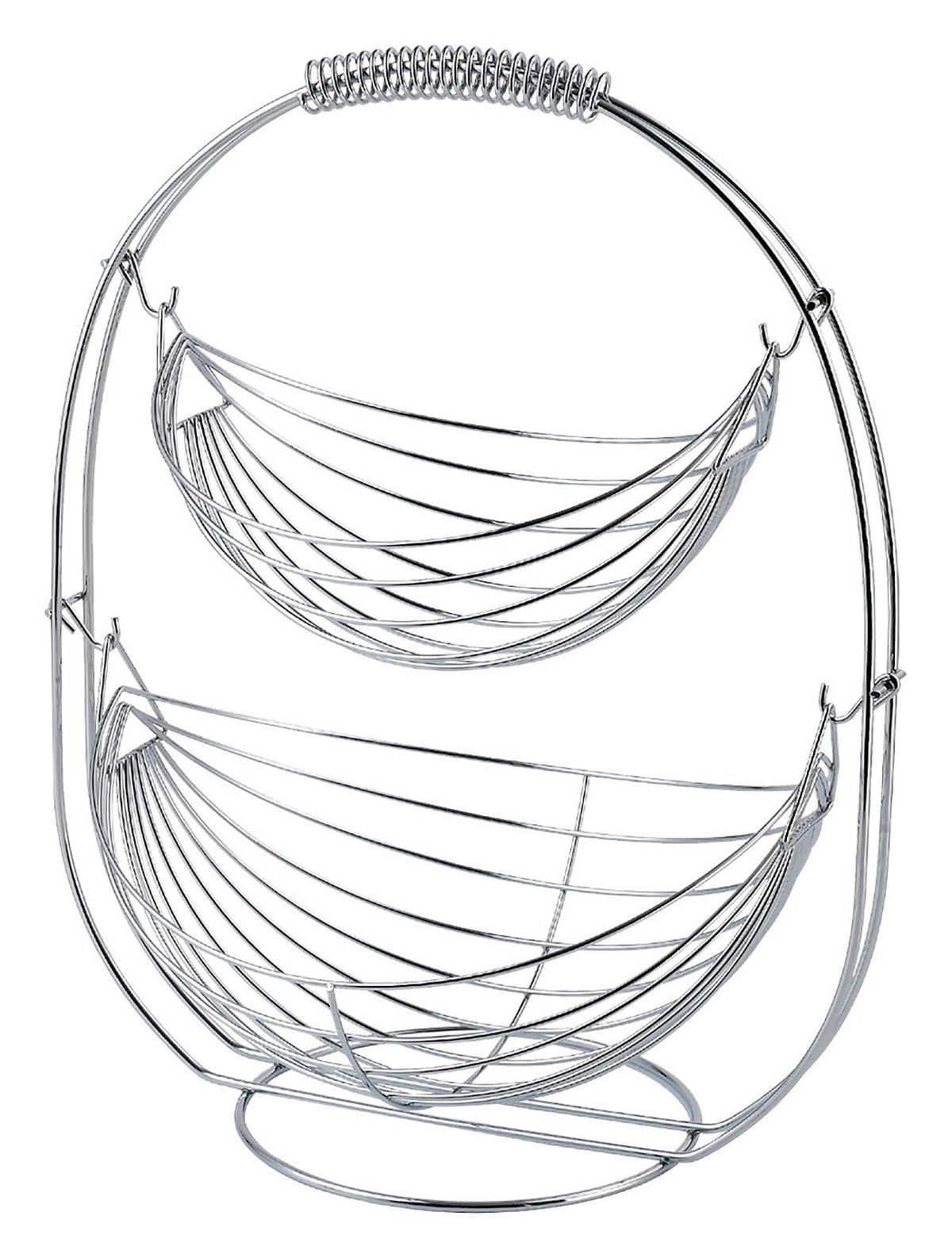 MISA NA OVOCIE DIRK - chrómová, Konventionell, kov (33.5/26.5/44cm) - Mömax