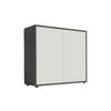 Kommode 79 Cm Mailand Typ 4, Anthrazit - Anthrazit/Schwarz, MODERN, Holzwerkstoff (79/73/33cm) - MID.YOU