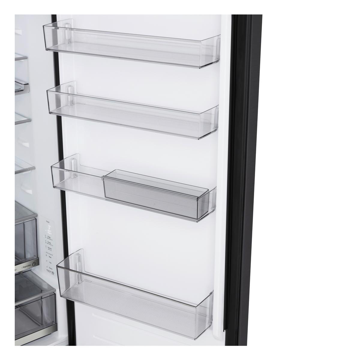 Kühl-Gefrier-Kombination GBBS7 26AEV, EEKL: A - Schwarz, Basics, Metall (59,7/203/67,4cm) - LG