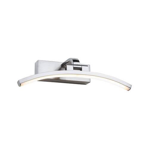 Bilderleuchte 95556 Alufarben, Warmweiß, Gebogen - Alufarben, Design, Metall (30/8,5cm) - Paulmann