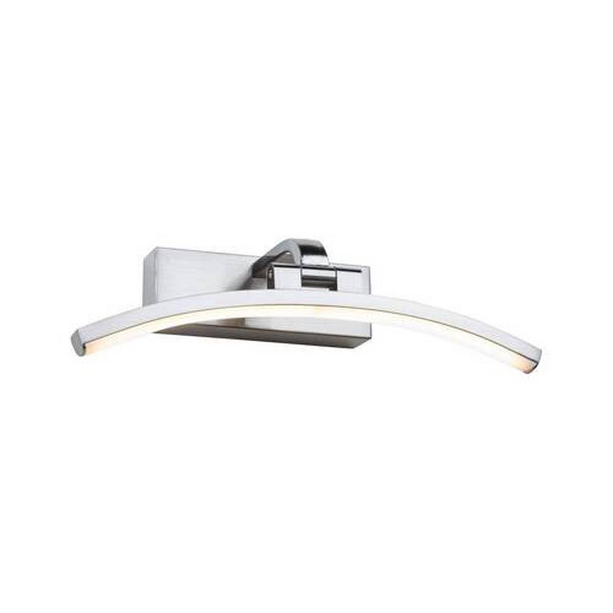 Bilderleuchte 95556 Alufarben, Warmweiß, Gebogen - Alufarben, Design, Metall (30/8,5cm) - Paulmann