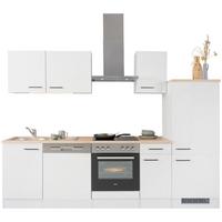 Kuchynský blok LEVI bez spotrebičov, šírka 270 cm - čierna/sivá, Modern, kompozitné drevo (270cm) - FlexWell