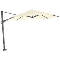 Ampelschirm Sunset N+ Ø 350 H: 252 cm Anthrazit/Creme - Anthrazit/Creme, KONVENTIONELL, Textil/Metall (350/350cm) - Siena Garden