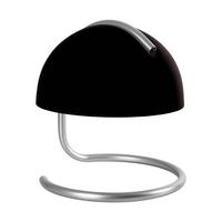 Tischleuchte 3196922 Burano - Schwarz, KONVENTIONELL, Glas/Metall (25/23,5cm) - Näve