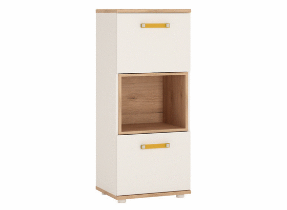 Komoda Amazon - farby dubu/biela, Moderný (48/116/40cm) Komoda Amazon - farby dubu/biela, Moderný (48/116/40cm)