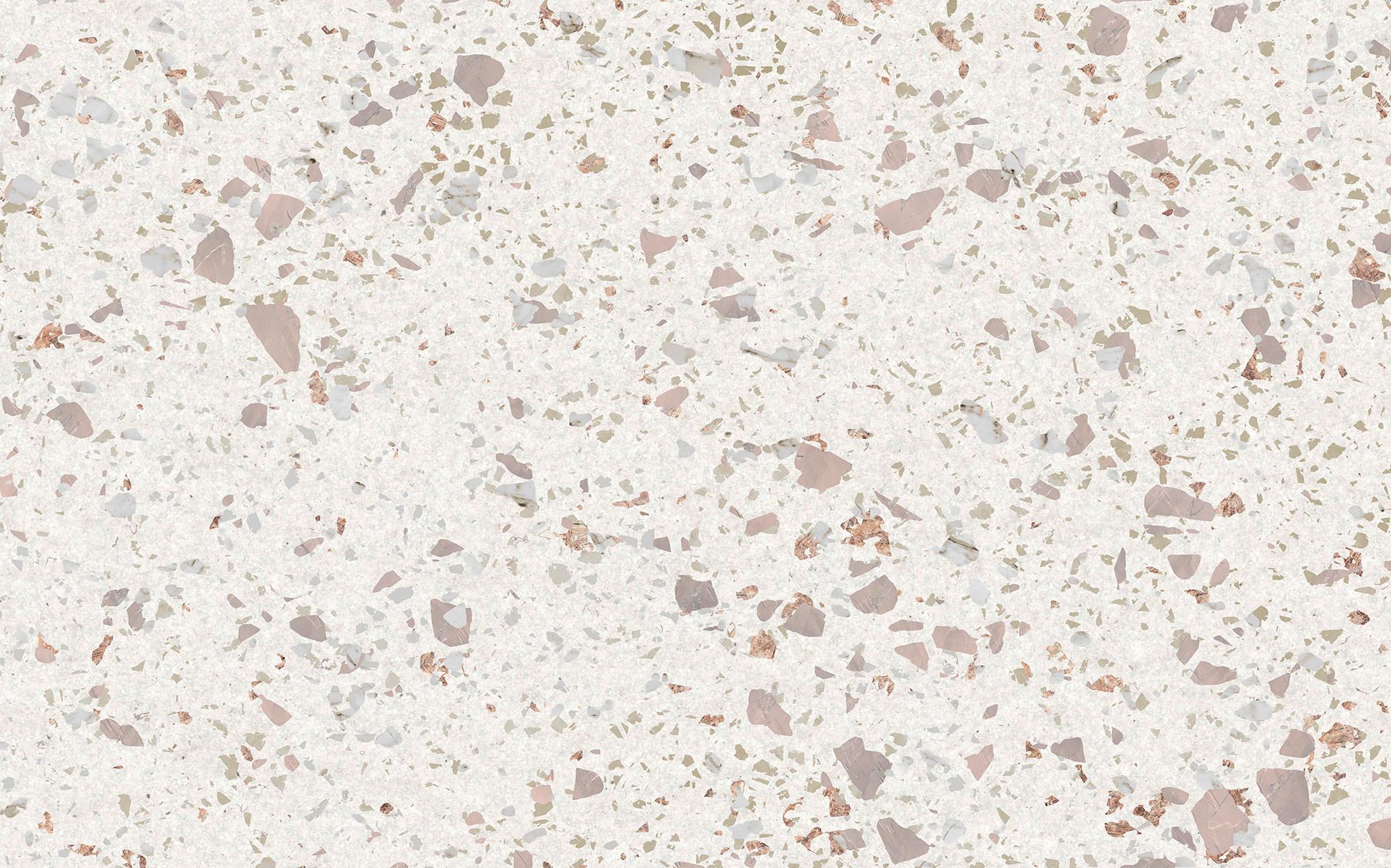 Vliestapete Tasteful Terrazzo - Multicolor, Basics (400/250cm) - Komar