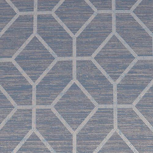 Vliestapete Blau B: 52 cm - Blau, Basics, Papier/Kunststoff (52/1000cm)