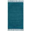 Handwebteppich Annika - Blau, MODERN, Textil (70/120cm) - James Wood