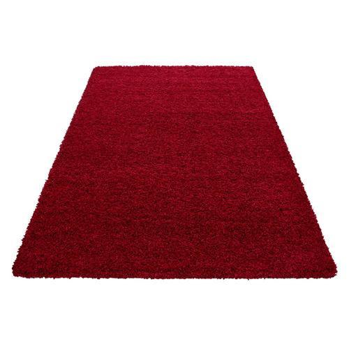 Hochflorteppich Dream - Rot, Basics, Textil (80/150cm) - Novel