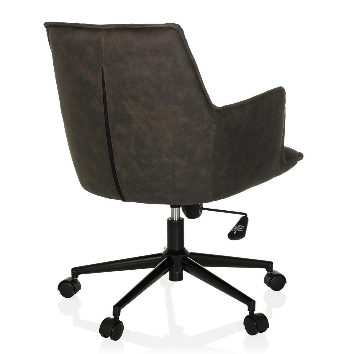 Drehstuhl Solao Life Dunkelgrau B: 54 cm - Dunkelgrau/Schwarz, MODERN, Kunststoff/Textil (54/85/70cm) - MID.YOU