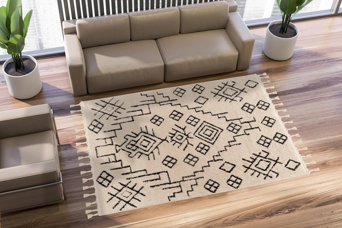 Teppich Lovis 500 120x170 Cm Lovis 500 - Weiß, KONVENTIONELL, Textil (120/170cm)
