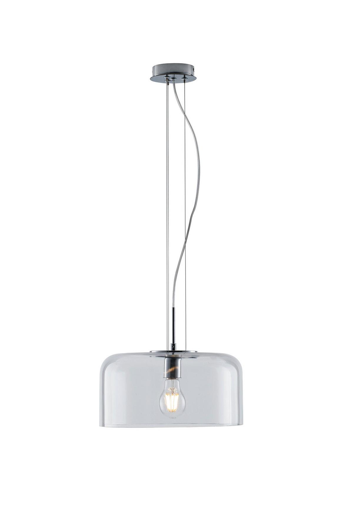 Hängeleuchte I-Gibus-S35 Tr - Transparent, Design, Glas (35/20cm)